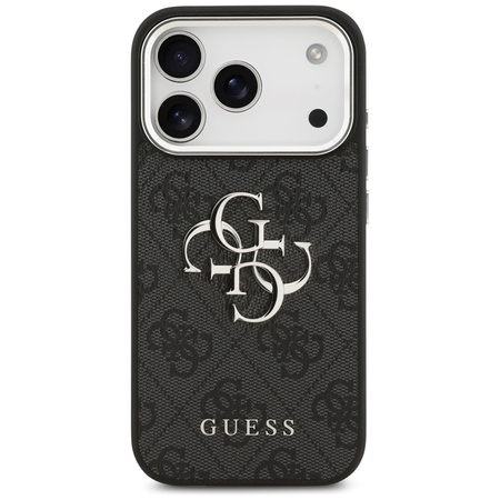 Guess 4G Big 4G Classic Logo - Case iPhone 17 Pro Max (Schwarz / Silber)