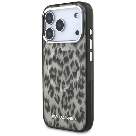 Karl Lagerfeld IML Leopard Pattern MagSafe - Case for iPhone 17 Pro (brown)