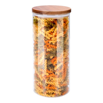 Alpina - Üveg/Tárolóedény Fedővel 1250 ml 9,5 x 21 cm