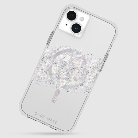 Case-Mate Karat MagSafe - iPhone 15 Plus case decorated with mother of pearl (A Touch of Pearl)