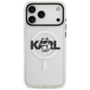 Karl Lagerfeld IML Choupette Sketch Logo MagSafe - Pouzdro pro iPhone 17 Pro Max (průhledné)