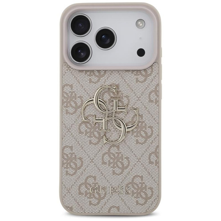 ETUI DO IPHONE 17 PRO GUESS RÓŻOWE ELEGANCKIE MODNE CASE PLECKI