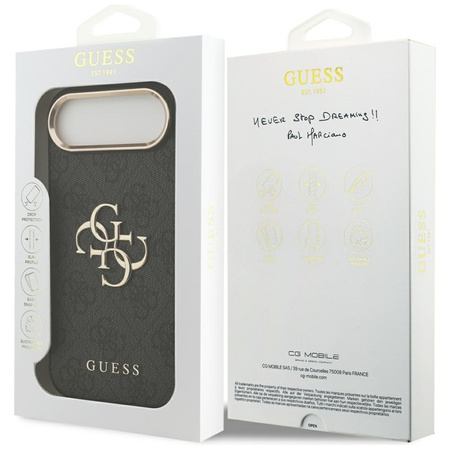 Guess 4G Big 4G Classic Logo - Case iPhone Air (Schwarz / Gold)