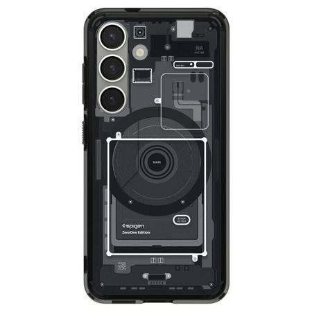 Spigen Ultra Hybrid MagSafe - Case for Samsung Galaxy S25 (Zero One Black)