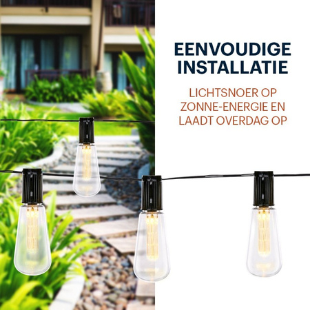 Grundig - Solar Garden LED Lights 3.35 m