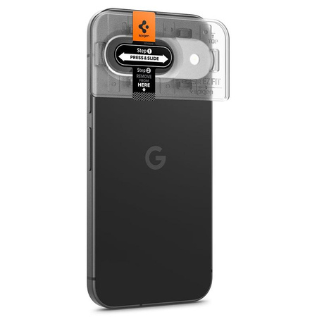 Spigen Optik.TR EZ Fit Camera Lens Protector 2-Pack - Szkło ochronne na obiektyw do Google Pixel 9 (2 szt) (Przezroczysty)