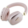 Guess Metallic Triangle Logo - Kabellose Over-Ear-Kopfhörer Bluetooth V5.3 (rosa)