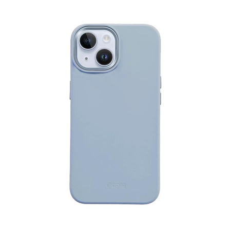 Crong Color Cover LUX Magnetic - Étui MagSafe pour iPhone 15 Plus (bleu)