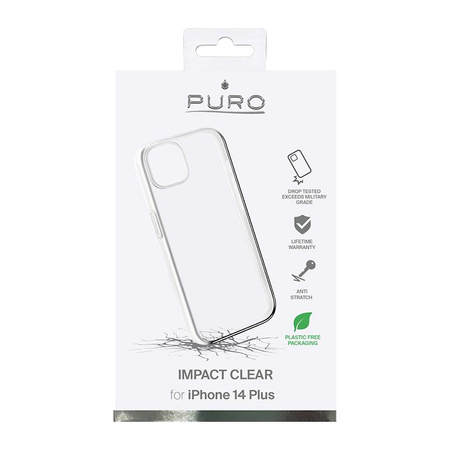 PURO Impact Clear - Hülle für iPhone 14 Max (Transparent)