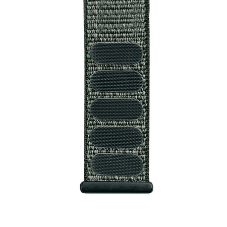 Crong Nylon - sportovní řemínek pro Apple Watch 44/45/46/49 mm (vojenská zelená)