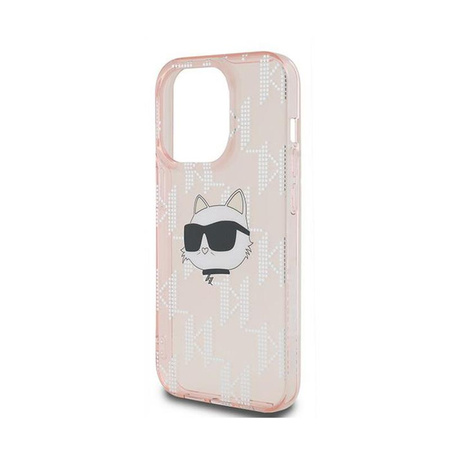 Karl Lagerfeld IML Choupette Head & Monogram - iPhone 13 Pro tok (rózsaszín)