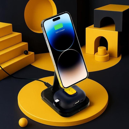 ETUI DO AIRPODS PRO 3 SPIGEN NANO ORYGINALNE GRANATOWE CASE NA SŁUCHAWKI