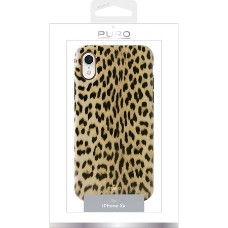 PURO Glam Leopard Cover – kryt pro iPhone XR (Leo 1)