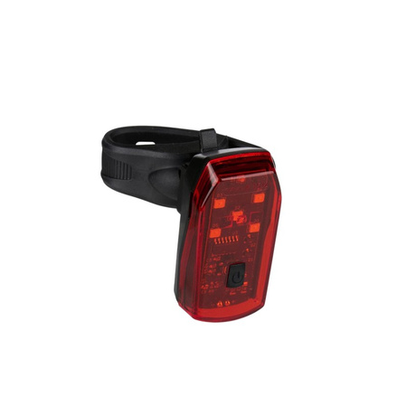 Dunlop - Rear bike light with 5 LEDs and STOP function K-Mark