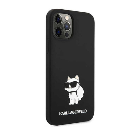 Karl Lagerfeld Silicone NFT Choupette - Coque iPhone 12 / iPhone 12 Pro (noir)