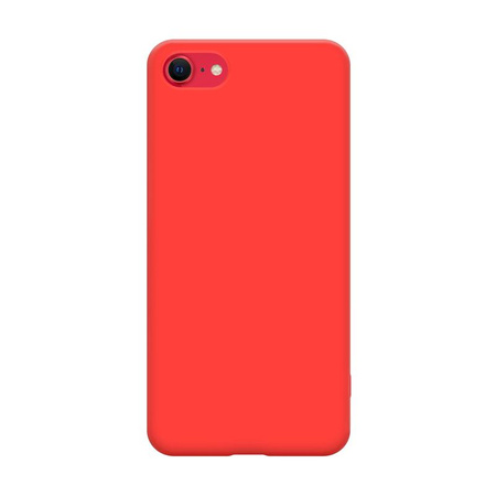 Crong Color Cover - pouzdro pro iPhone SE (2022/2020) / 8 / 7 (červené)