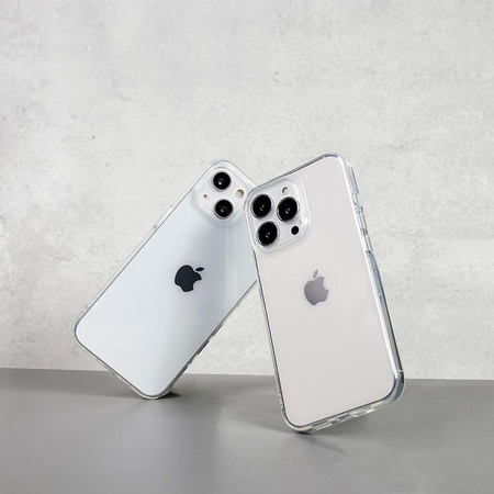Crong Crystal Slim Cover - Coque pour iPhone 13 mini (Transparent)