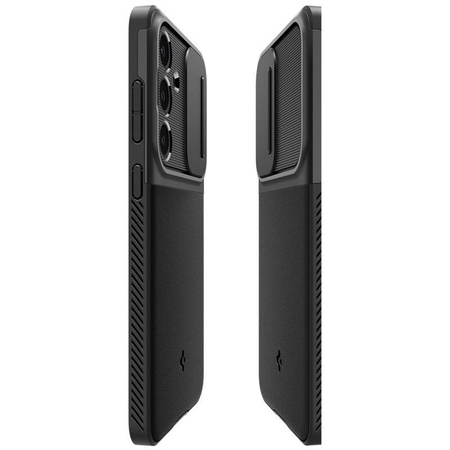 Spigen Optik Armor - Etui pour Samsung Galaxy S24 FE (Noir)