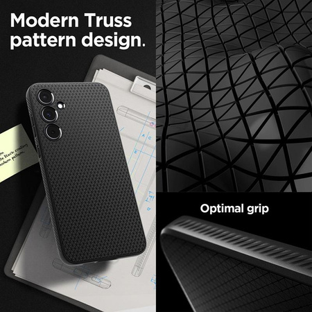 Spigen Liquid Air - Etui pour Samsung Galaxy A55 5G (Noir mat)