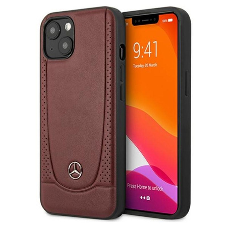 Mercedes Leather Urban Line - iPhone 13 mini Tasche (rot)