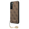 Guess 4G Charms Collection - Etui Samsung Galaxy S22 (brązowy)
