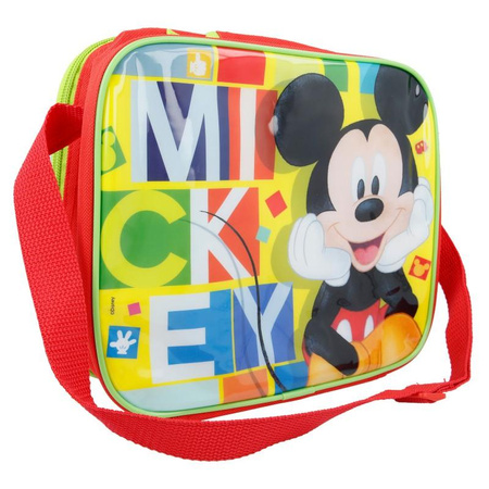 Mickey Mouse - Snídaňový / svačinový set + 530 ml láhev v sáčku