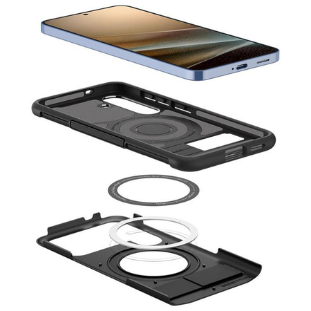 Spigen Slim Armor MagSafe - pouzdro pro Samsung Galaxy S25 (černé)