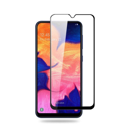 Crong Edge Glass 4D Full Glue - Celoplošné tvrzené sklo pro Samsung Galaxy A10