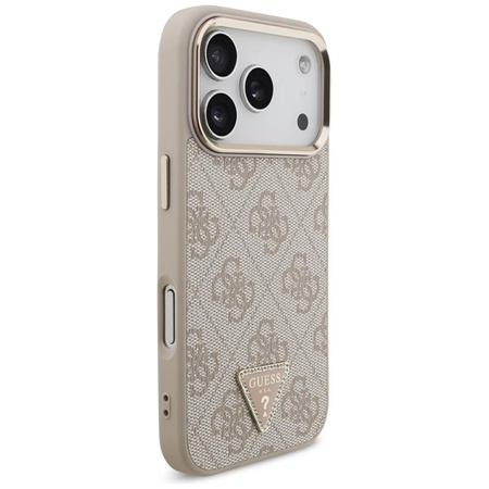 Guess 4G Triangle Logo MagSafe - Pouzdro iPhone 17 Pro (růžový)