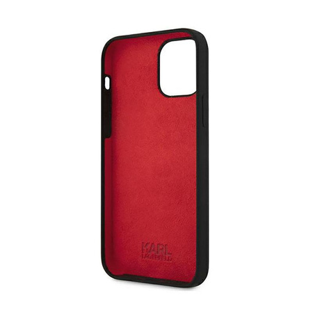 Karl Lagerfeld Choupette Head Silikon - iPhone 12 Pro Max Hülle (schwarz)