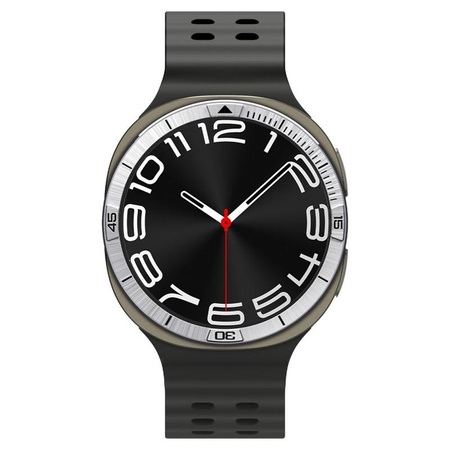 Spigen Bezel Tune Pilot – Hülle / Schutzring für Samsung Galaxy Watch 8 44 mm (Silber)