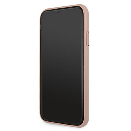 Guess 4G Printed Stripe - Etui iPhone 11 (różowy)