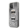 Karl Lagerfeld Folyékony csillogó szívek - iPhone 11 Pro tok