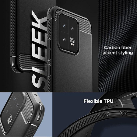 Spigen Rugged Armor - Gehäuse für Xiaomi 13 (Schwarz)