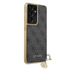 Guess 4G Charms Collection - Etui Samsung Galaxy S21 Ultra (szary)