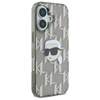 Karl Lagerfeld IML Karl Head Electroplated - Coque iPhone 16 (noir)