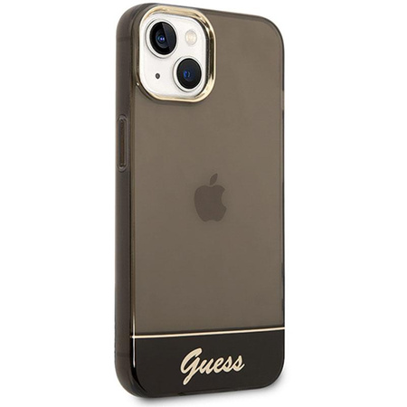 Guess Translucent - iPhone 14 tok (fekete)