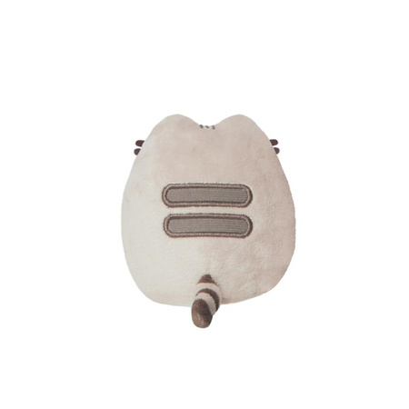 MASKOTKA KOT PUSHEEN Z PĄCZKIEM, Pluszowy Kotek z Donutem, Pluszak, 13 cm