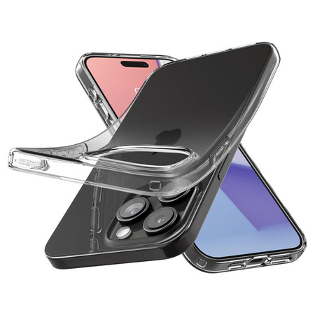 Spigen Flüssigkristall - Hülle für iPhone 15 Pro Max (Transparent)
