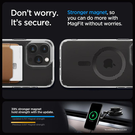 Spigen Ultra Hybrid MagSafe - Schutzhülle für iPhone 15 Pro (Carbon Fiber)