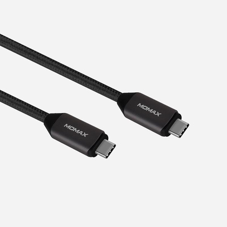 Momax Elite link - USB-C Anschlusskabel (Power Delivery), 1 m (Schwarz)