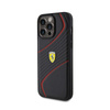 Ferrari Twist fém logó - iPhone 15 Pro Max tok (fekete)