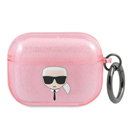 Karl Lagerfeld Karl Head Glitter - Airpods Pro Case (pink)