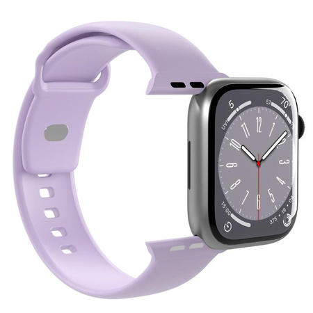 PURO ICON - Elastický řemínek pro Apple Watch 42/44/45/49 mm (S/M a M/L) (Tech Lavender)