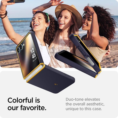 Spigen Nano Pop Mag MagSafe – Pouzdro pro Samsung Galaxy Z Flip 7 (Blueberry Navy)