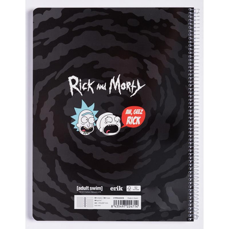 Rick & Morty - Jegyzetfüzet / A4-es jegyzetfüzet