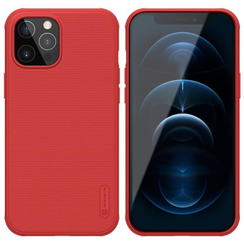 Nillkin Super Frosted Shield Pro - Apple iPhone 12 Pro Max Case (Red)