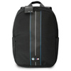 BMW Nylon Blue Stripe - Sac à dos pour ordinateur portable 16" (noir)