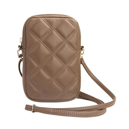 Guess Zip Quilted 4G - Handytasche (braun)