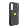 Ferrari Twist Metal Logo - Samsung Galaxy S23 FE Case (black)